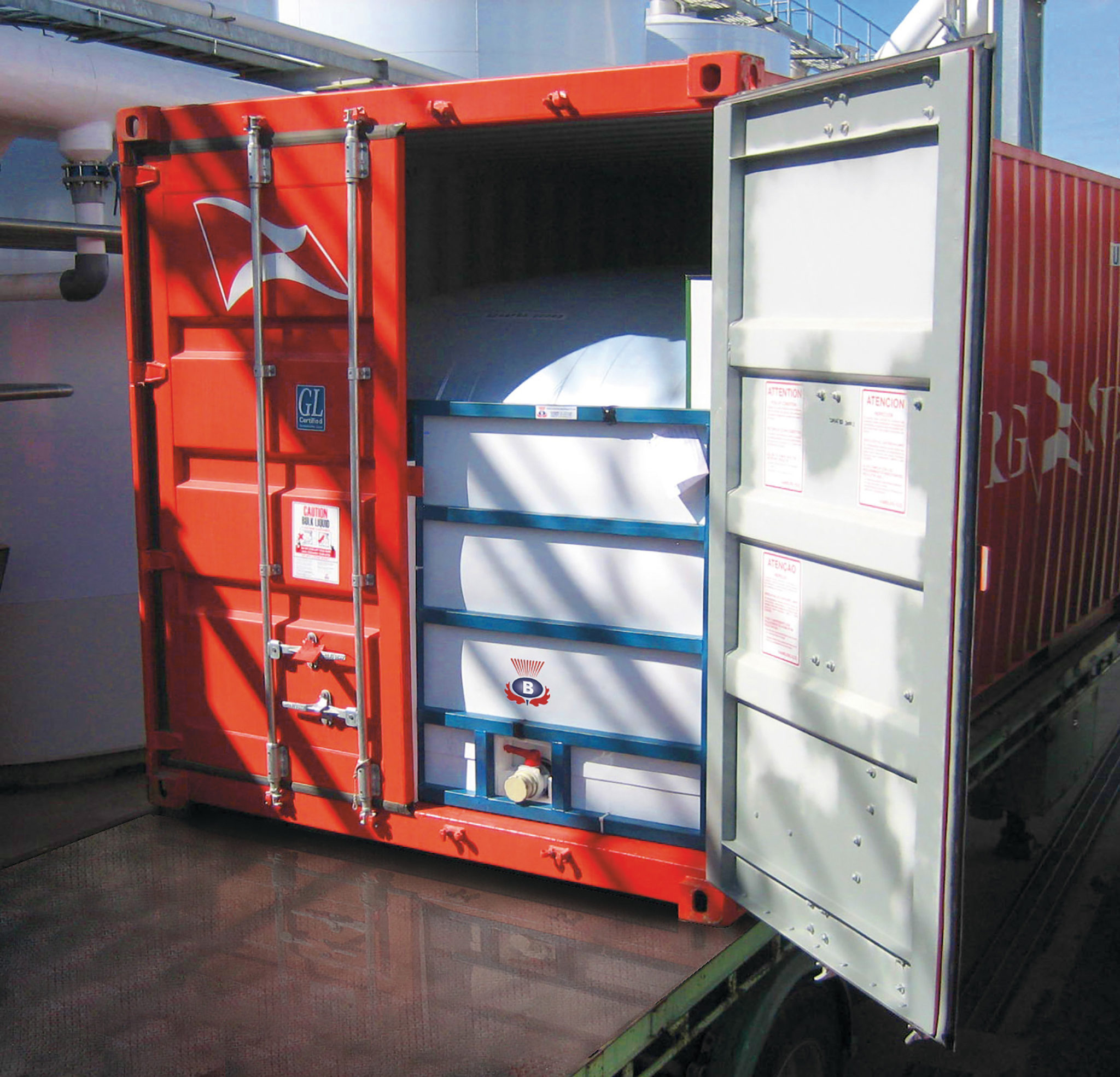 Geia Containers Feroniki SA International Shipping moves 87 containers of oil