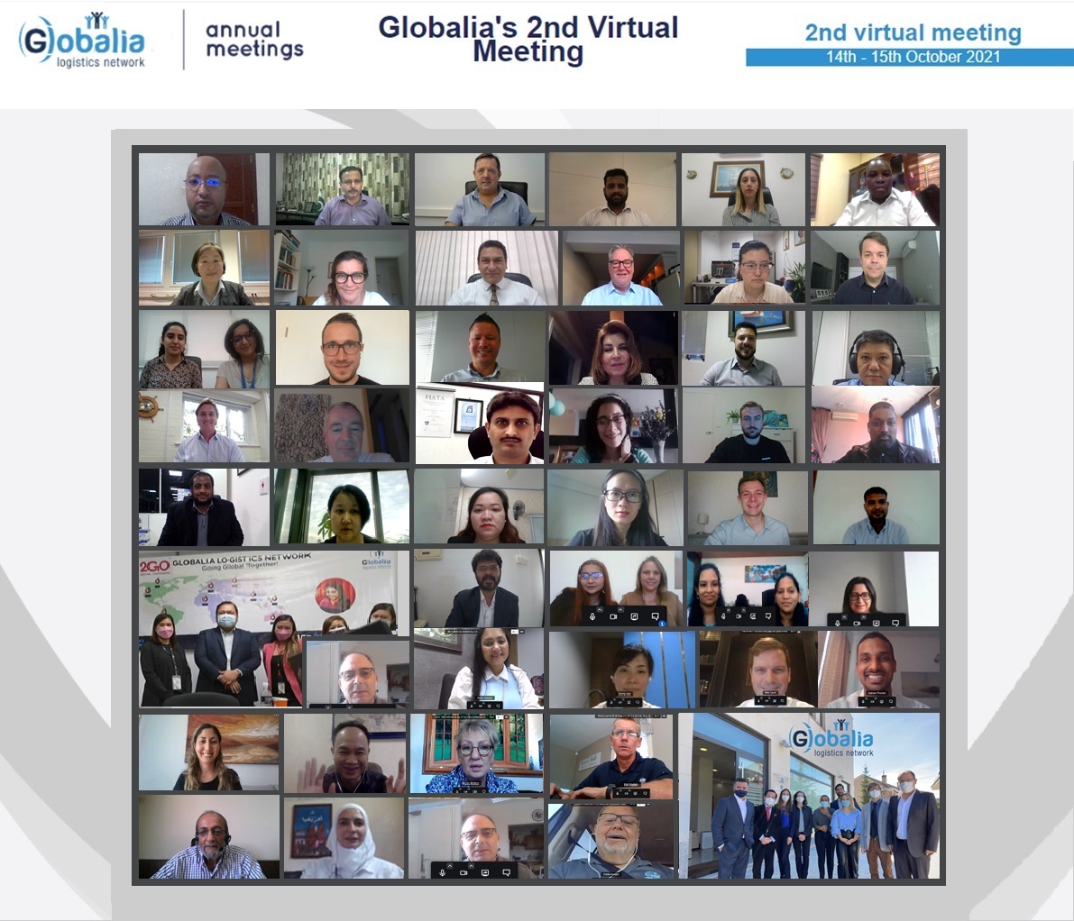 Globalia's 2nd virtual meeting of independent freight forwarders Globalia's 2nd virtual meeting of independent freight forwarders